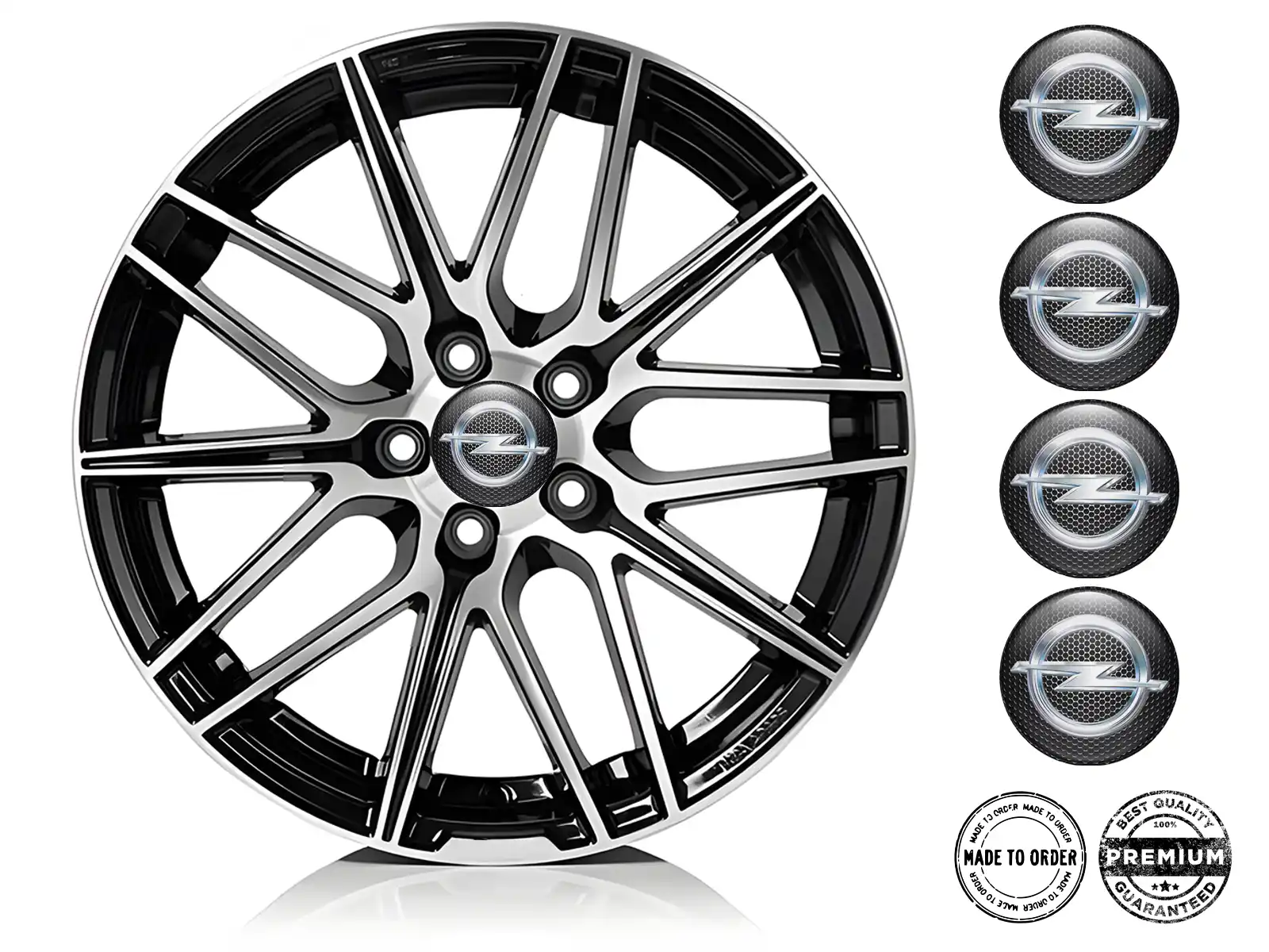 Opel Decalcomania Cerchio Edizione Emblemi Ruota Custom